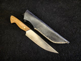 Custom - Bowie Knife w/ Black Leather Sheath