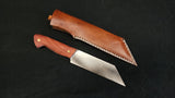 DAC Custom - Seax Knife with Leather Sheath - Brown