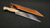DAC Custom - Seax Knife with Leather Sheath - Natural