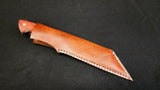 DAC Custom - Seax Knife with Leather Sheath - Brown