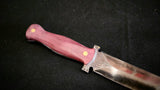 DAC Custom - Dagger with Leather Sheath - Purple Handle