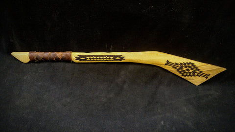 DAC Custom - Gun Stock War Club - Burned Design