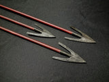 Hand Fletched Broad Tail Point Arrows (30 - 35# @ 31") (Set of 3)