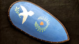 Custom - Norman Kite Shield - Dove and Leaves