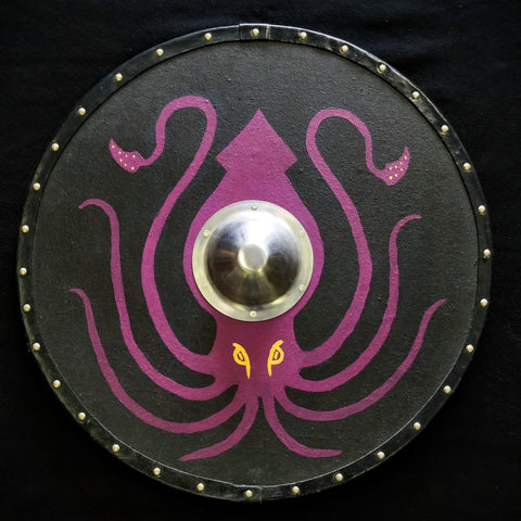 DAC Custom - Viking Round Shield with Kraken