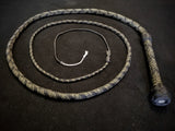 8 Foot Paracord Whip - Gold Green Camo / Black