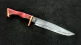 Custom - San Mai Bowie Knife with Copper Guard