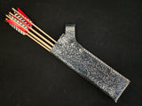 DAC Handmade - Leather Belt Quiver - Hammer Finish - Asstd. Colours