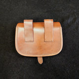 Leather Belt Pouch - Large - Tongue Closure