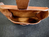 Leather Belt Pouch - Large - Tongue Closure