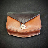 Leather Belt Pouch - Large - Button Closure