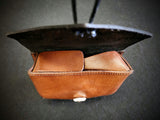 Leather Belt Pouch - Large - Button Closure