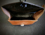 Leather Belt Pouch - Large - Button Closure