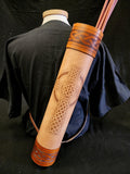 DAC Custom - Leather Back Quiver - Tan Celtic Cross