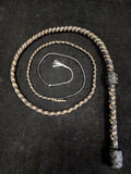 6 Foot Paracord Whip - Tan / Black