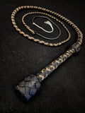6 Foot Paracord Whip - Tan / Black