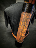 Handmade Leather Back Quiver - Brown / Black 1800s Artwork