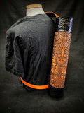 DAC Custom - Leather Back Quiver - Brown / Black 1800s Artwork