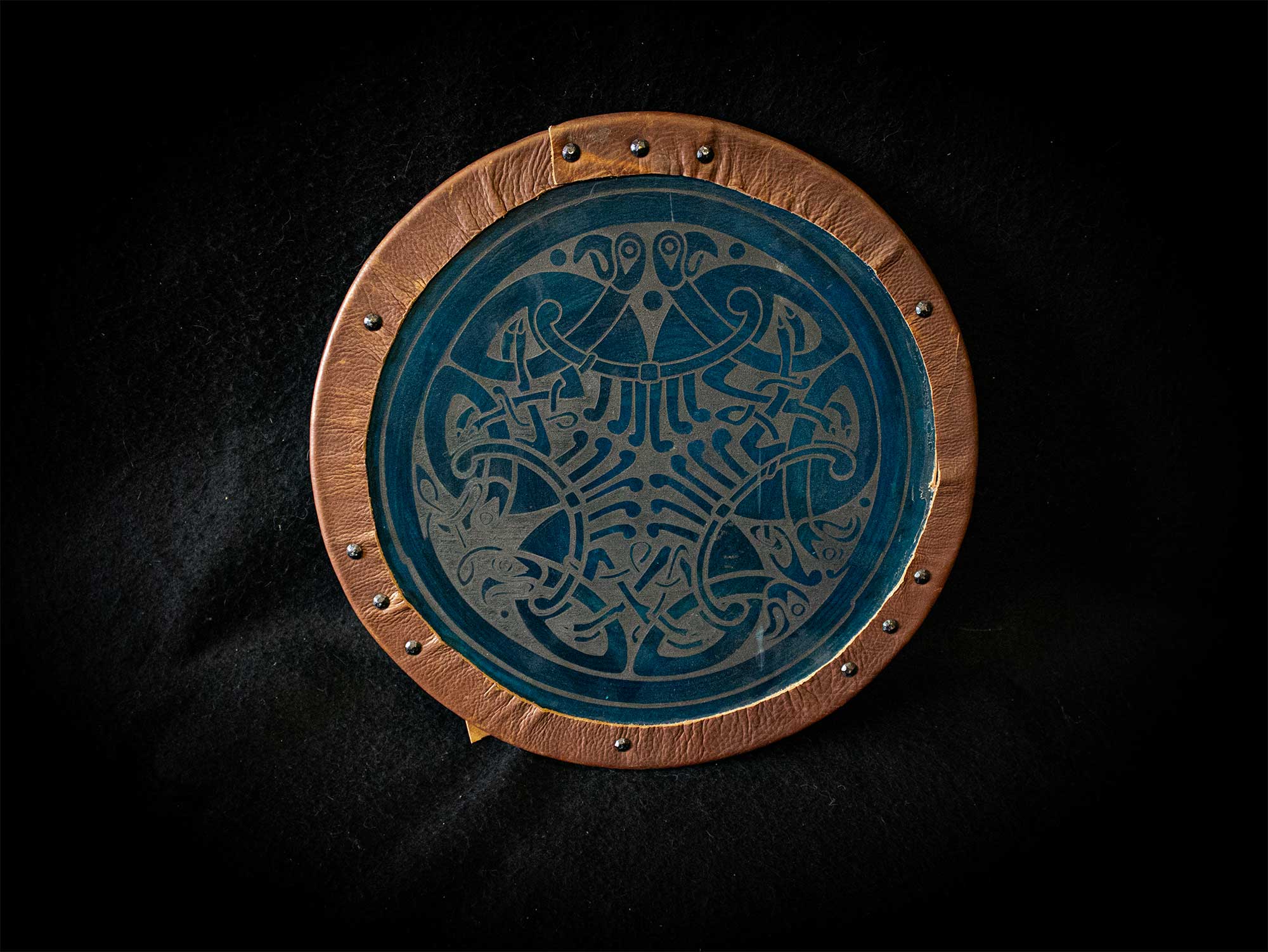 Norse Etched Targe Shield