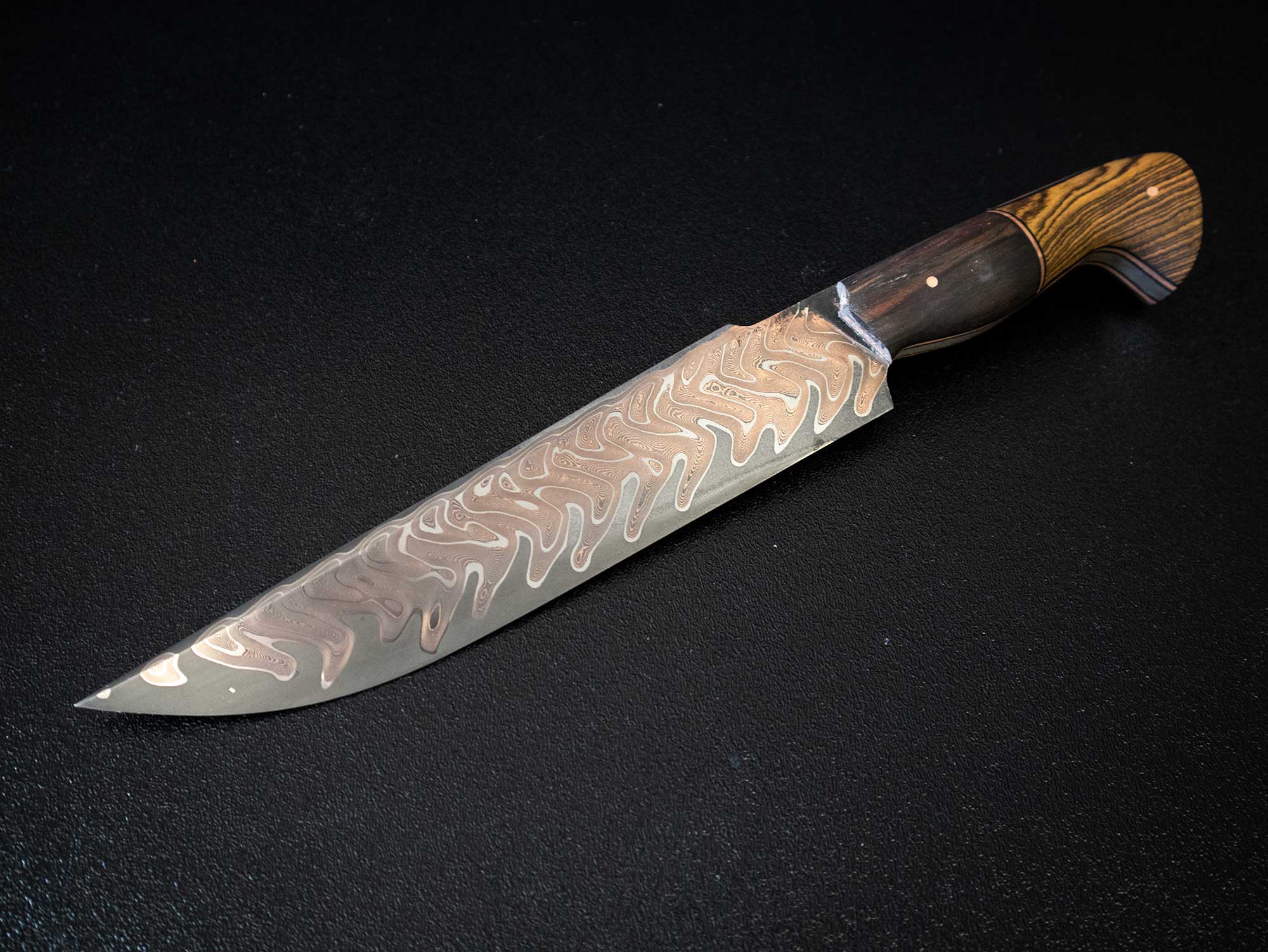 Copper Damascus Bowie