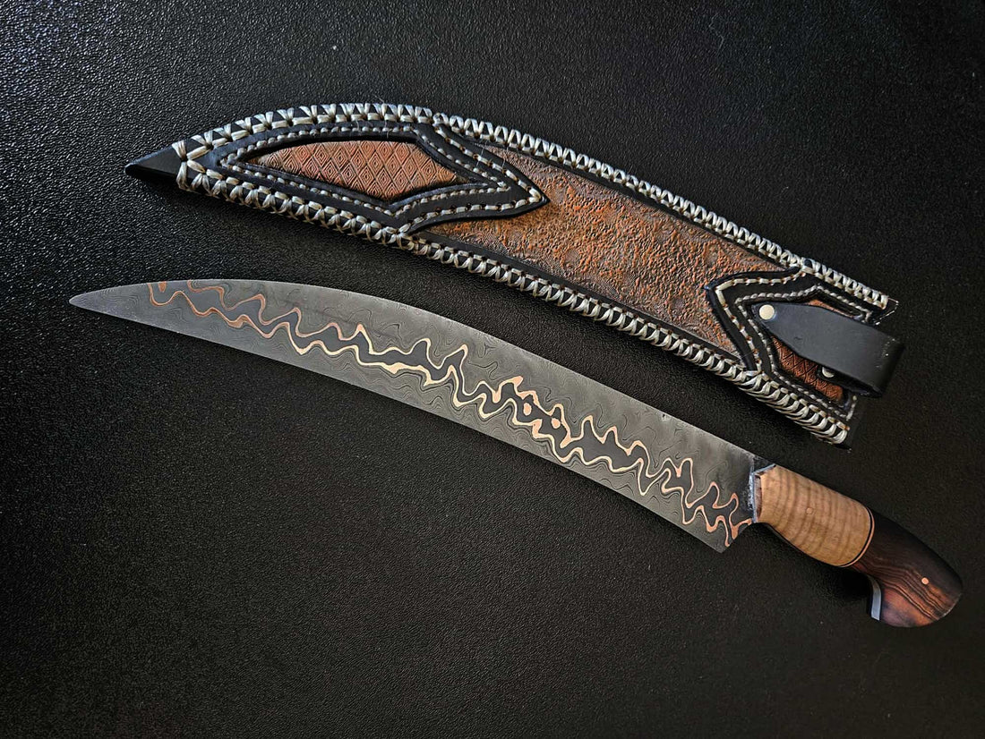 Copper Damascus Ginunting