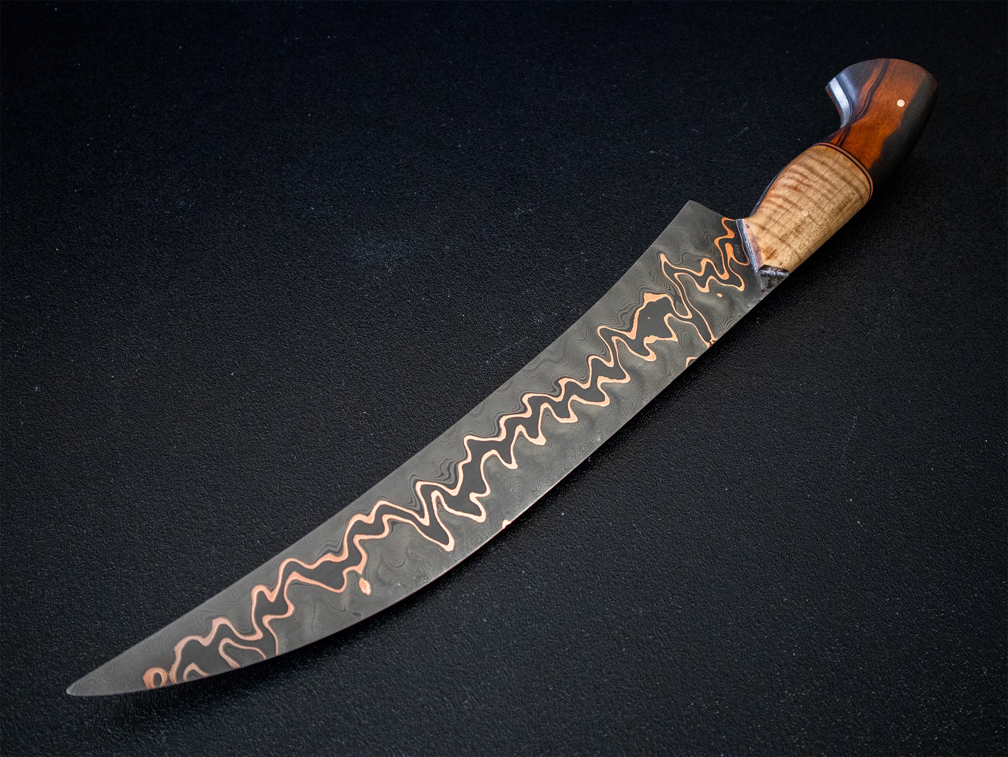 Copper Damascus Ginunting