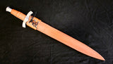 DAC Custom - Short Sword with Leather Sheath