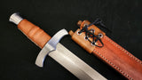 DAC Custom - Short Sword with Leather Sheath