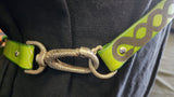 DAC Custom - Leather Back Quiver - Green / Tan - Ouroboros