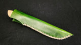 DAC Custom - Bowie Knife with Leather Sheath - Green