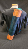 DAC Custom - Leather Back Quiver - Blue / Brown - Victorian