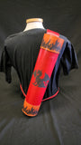 DAC Custom - Leather Back Quiver - Red / Orange - Dragon