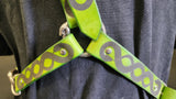 DAC Custom - Leather Back Quiver - Green / Tan - Ouroboros