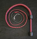 4 Foot Paracord Whip - Red / Black