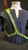 DAC Custom - Leather Back Quiver - Green / Tan - Ouroboros