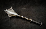 BKS - Steel Halfted 4 Way Flanged Mace