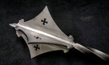 BKS - Steel Halfted 4 Way Flanged Mace