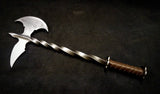 BKS Steel Halfted War Axe