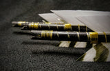 DAC Custom - Hand Wrapped Fletched Arrows With Crescent Arrow Heads (45 - 50# @ 31")