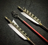 DAC Custom - Hand Fletched Fire Arrows (30 - 35# @ 31")
