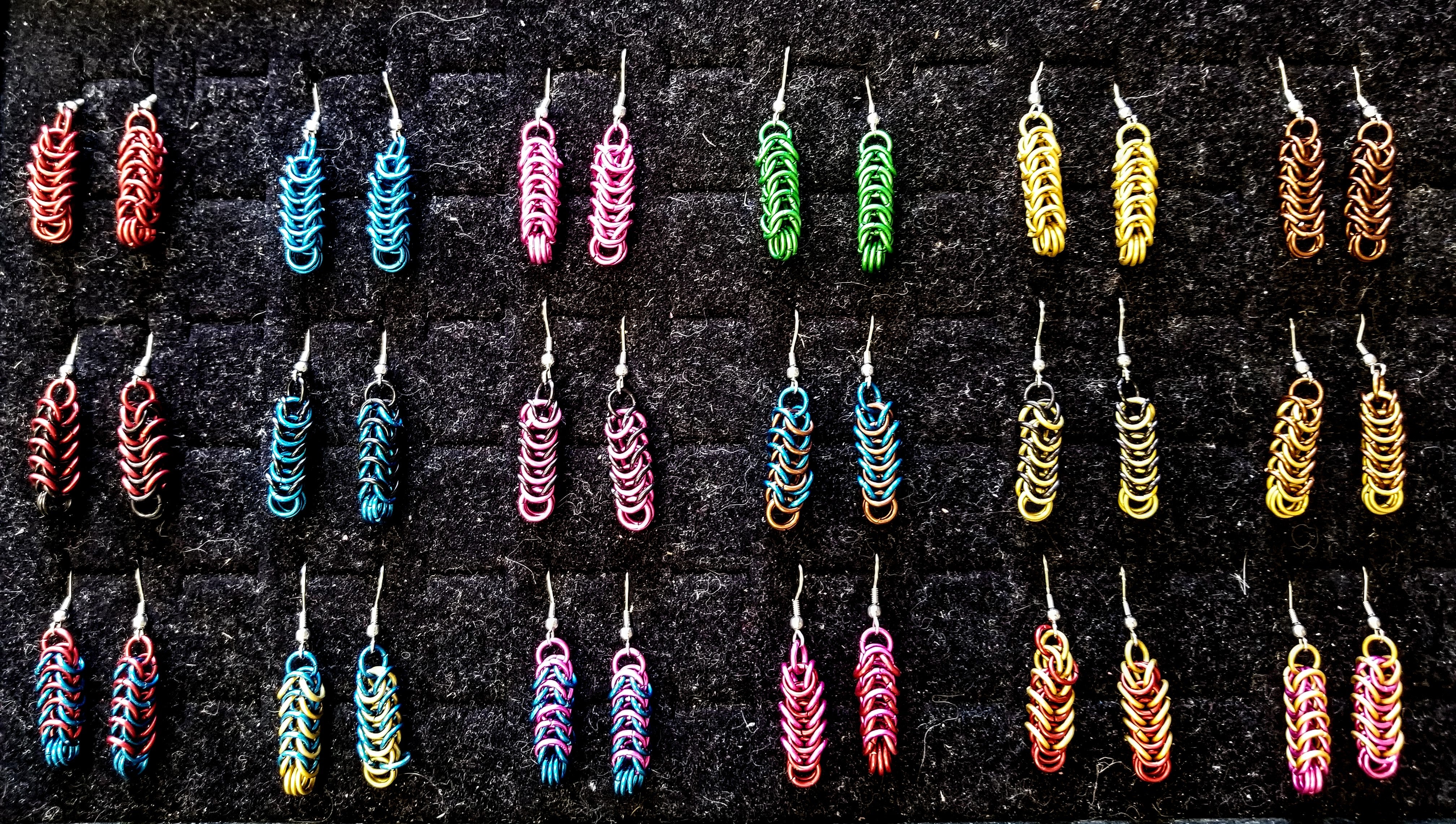 DAC Handmade - Ear Rings - Anodized Aluminum - BoxChain