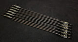 DAC Handmade - Cedar Target Point Arrows - Black - made to order