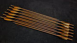 DAC Handmade - Cedar Target Point Arrows - Brown - made to order