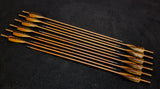 Cedar Target Point Arrows - Brown - made to order