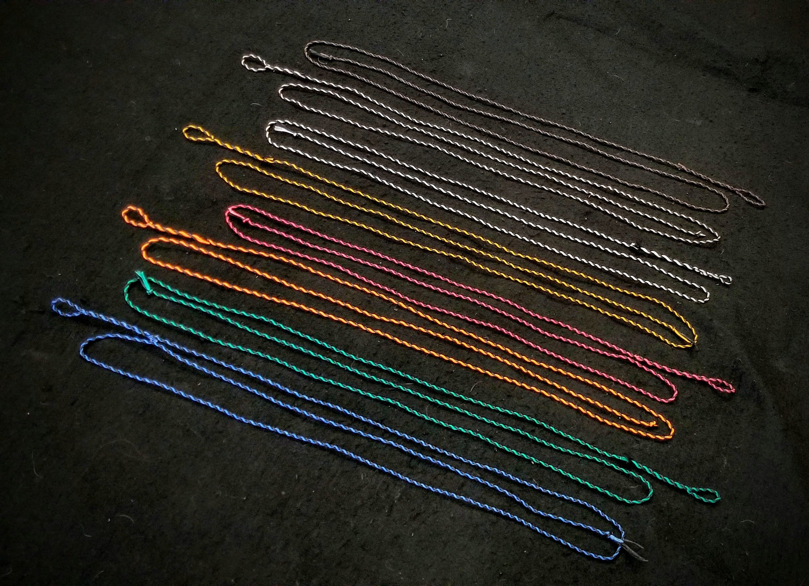 DAC Handmade - Bow String - Flemish Twist Timber Hitch Adjustable (Assorted Colours)