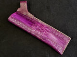 DAC Custom - Leather Belt Quiver - Hand Tooled Lotus Flower