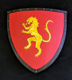 DAC Custom - Painted Heater Shield with Rampant Lion