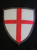 DAC Custom - Heater Shield (Small) - Red & White - Crusader Cross