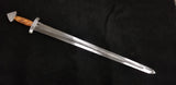 BKS Custom Viking Sword - Single Lobe with Wood Handle (Sharp)