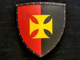 Custom - Heater Shield - Cross (Red/Black/Yellow)